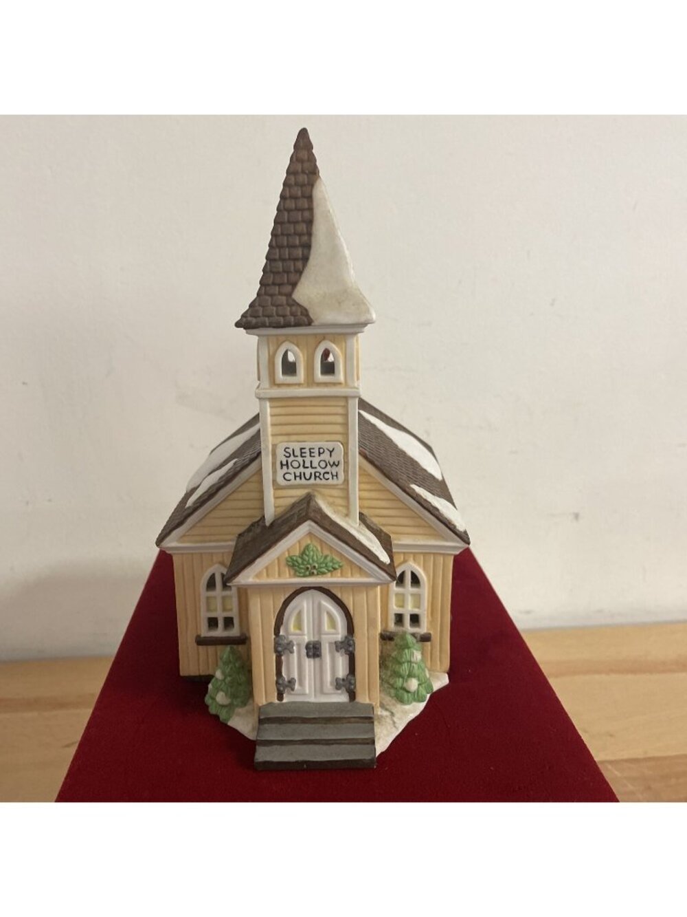 Vintage 1990 Dept 56 New England Sleepy Hollow Church In Box 5955-2